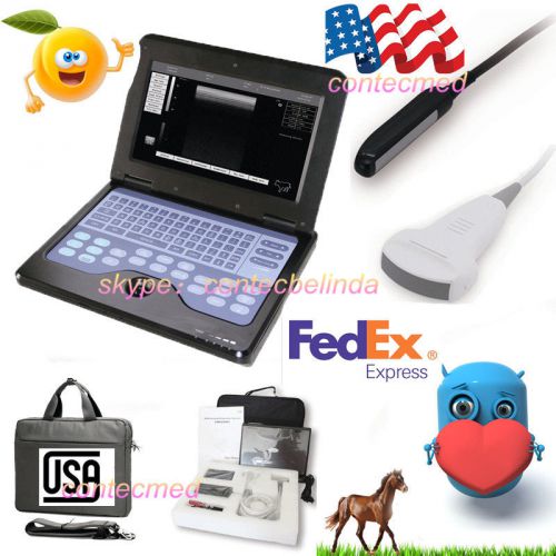 CONTEC Veterinary Digital B-Ultrasound Diagnostic System+7.5M Rectal+3.5M Convex