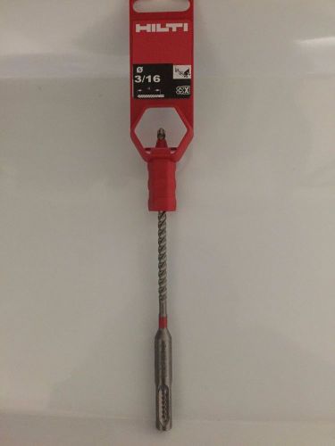 Brand new hilti te-cx hammer drill bit 3/16&#034; x 6&#034; #434995 for sale