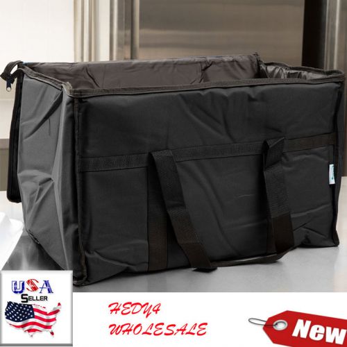 Black Industrial Nylon Insulated Food Delivery Bag Chafer Pan Carrier PAY-LESS