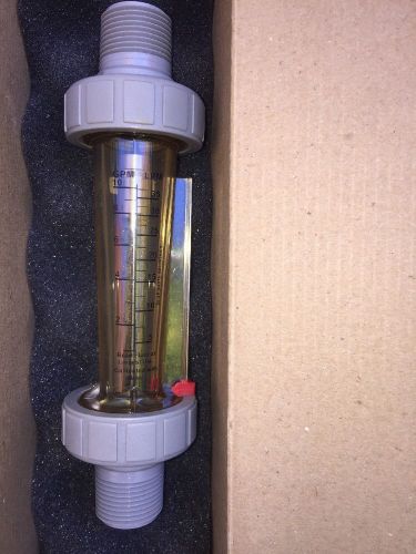 Blue-white variable area flow meter flowmeter f-44750l-12 new for sale