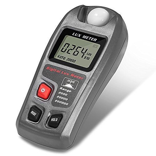 GoerTek Digital Luxmeter, Digital Illuminance/Light Meter Handheld Actionometer
