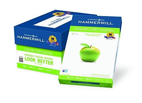 Hammermill Paper, Color Copy Digital, 28lb, 11 x 17, Ledger, 100 Bright, 2000