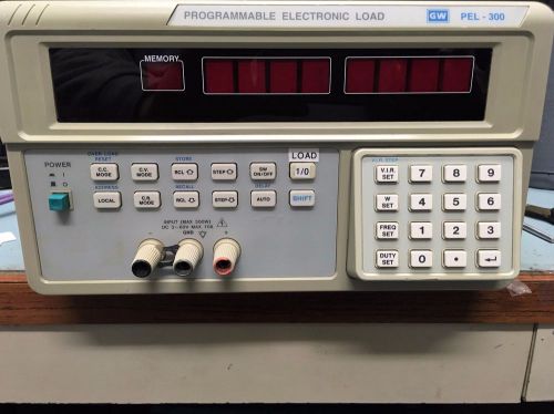 Gw pel-300 d.c. electronic load - programmable for sale
