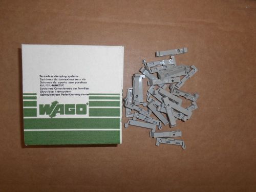 Wago 209-137 End Stop/Mounting Adaptor, LOT of 25