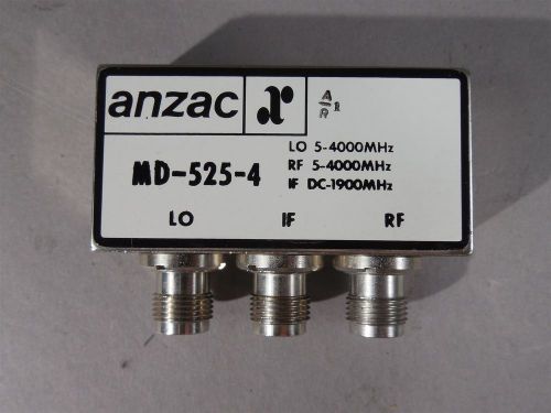 Anzac md-525-4 high level double-balanced mixer 5-4000 mhz for sale