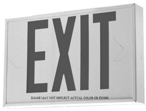 Hubbell (ledsuemgbb) exit sign dual-lite diecast - green for sale