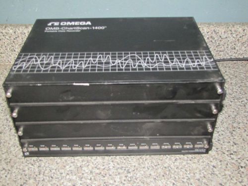 Omega omb-chartscan 1400 portable data recorder w/ csn 14/tc/p thermocouple mod for sale