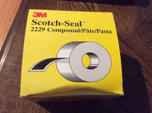 3M SCOTCH-SEAL 2229 MASTIC COMPOUND 3.75&#034;x0.125&#034;x10&#039; - BLACK - MANY AVAILABLE!