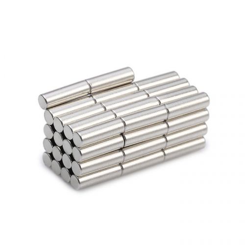 50Pcs 3x3x10 mm N38 Strong NdFeB Cylinder Magnet Birthday DIY Intelligent Gift