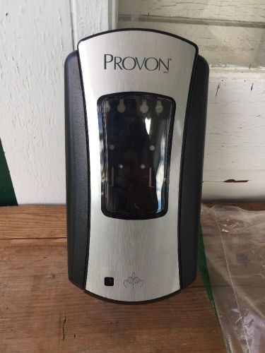 Provon automatic hand soap dispenser ltx-12 chrome/black 1200ml 1972-04 new for sale