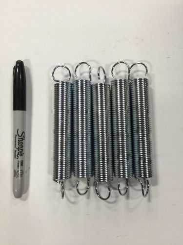 .078 wire extension spring lot of 5 for sale