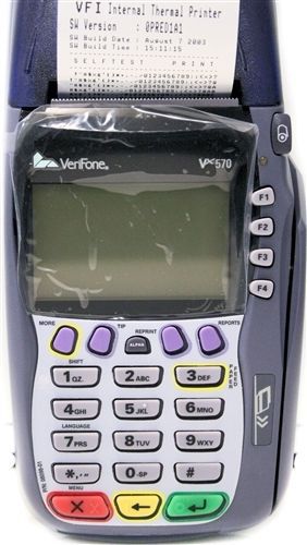VeriFone VX570 12MB Dual Comm (Dial/IP) Credit Card Machine