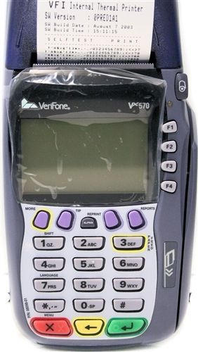 Verifone vx570 12mb dual comm (dial/ip) credit card machine for sale