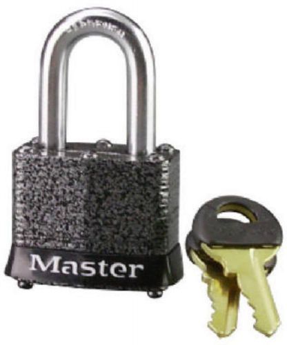 Master lock 1-1/2&#034; laminated steel padlock with 4 pin cylinder, 380d for sale