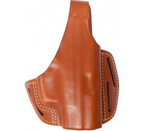 420019BN-R Blackhawk Brown Right Hand Leather Pancake Holster For S&amp;W MP Compact
