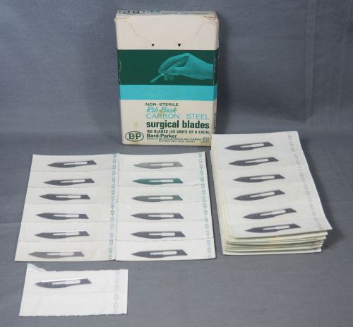 Lot of (131) NEW NOS Rib-Back No. 23 Carbon Steel Surgical Blades Bard-Parker