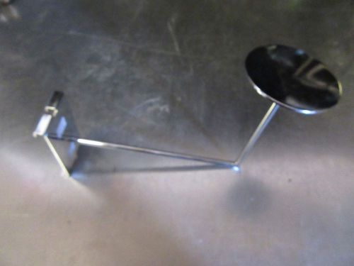 R151 lot of 24 single grid hat hooks chrome hat rack retail store new!!! for sale