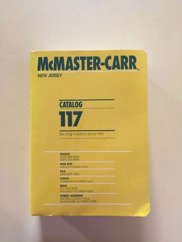 McMaster-Carr Catalog 117 - New Jersey