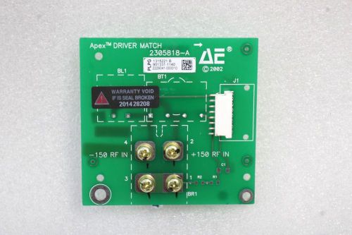 AE APEX DRIVER MATCH  BOARD  2305818-A,1315221 B WORKING