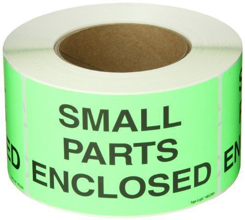 Tape logic dl2561 special handling label, legend &#034;small parts enclosed&#034;, 5&#034; for sale