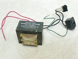 Power transformer 120 vac primary, 30 vac secondary, w/ switch &amp; fused plug for sale
