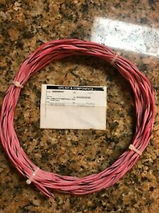 30 ft 12AWG low smoke wire RED 2 conductor