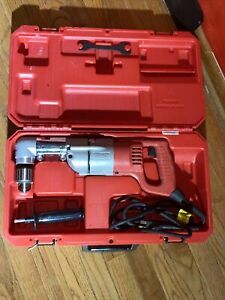 Milwaukee 1107-1 1/2&#039;&#039; Corded Right Angle Drill with Plastic Case
