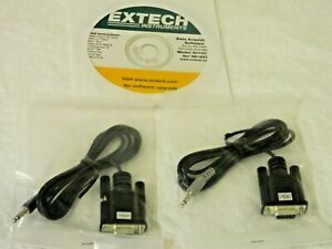 Extech Data Acquisition Software &amp; Cable for Hygro Thermo-Anemometer 407001