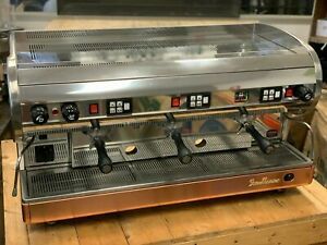 SAN MARINO LISA 3 GROUP STAINLESS BRASS BASE ESPRESSO COFFEE MACHINE COMMERCIAL