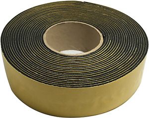 Frost King IT30/8 2 x 1/8&#034;/30&#039; Rubber Insulation Tape, Black
