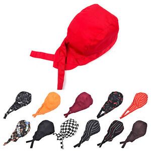 Colourful Pirate Chef Cap Skull Cap Professional Catering Various Chef -sh