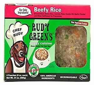 Rudy Green’S Doggy Cuisine Home Cooking For Dogs Beefy Rice Frozen Human Grad...