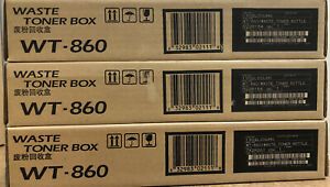 Lot of (3) NEW Kyocera Copystar 4550Ci 4551Ci Color Copier Waste Toner Box WT860