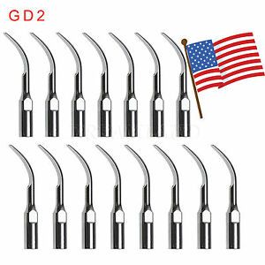 US 15* GD2 Dental scaling Tips fit DTE Satelec Ultrasonic Scaler Handpiece D#W5