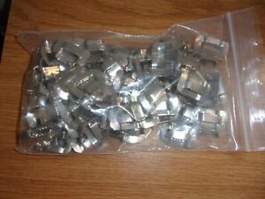 Band It C254 - 1/2&#034; Width 201 Stainless Steel Buckles Ear-Lokt Variety PK57