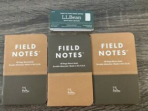 Field Notes LL Bean Boot Edition