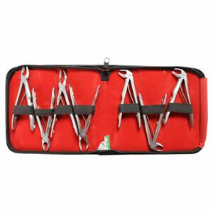 Api+ Extraction Forceps Paedo Kit Finger Pattern Set of 7 Oral Surgery