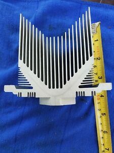 Large Big Heavy Finned Aluminum Heat Sink 1lb  electronics 