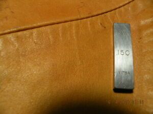GAGE BLOCK P &amp; W. 150&#034;