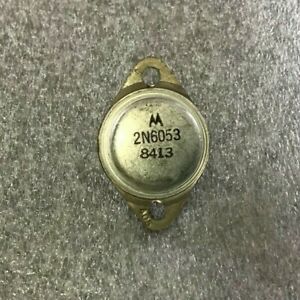 MOTOROLA 2N6053 Bipolar Junction Transistor, Darlington, PNP Type, TO-3