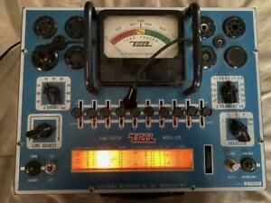 VINTAGE EICO MODEL 625 TUBE TESTER - POWERS ON AND WORKING