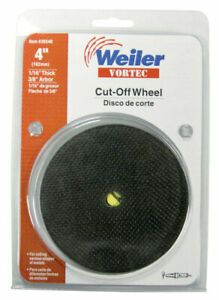Weiler  Vortec  4 in. Aluminum Oxide  Cut-Off Wheel  1/16 in. thick  x 3/8 in.