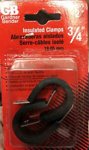 Gardner Bender PPR-1575 Corrosive Resistant Plated Rubber Insulated Clamp 3/4in.