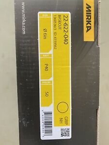 Mirka 22-622-040 Basecut 6” grip Discs 50/box