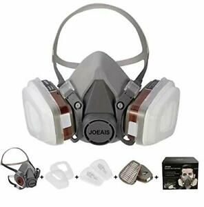 HAOX Large Half Facepiece Reusable Respirator 6200 Professional Organic Steam...