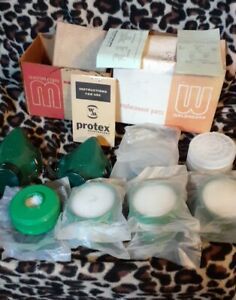 2 NOS Vintage Welshgard Respirator Masks Both Types of Filters, Instructions