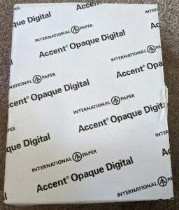 LOT OF 3-Accent Opaque, Smooth Warm White,60lb, 8.5 x 11, Letter, 500 Sheets