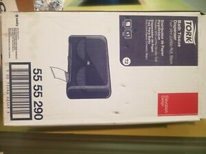 tork bath tissue dispenser, Twin Mini Jumbo Roll, Black
