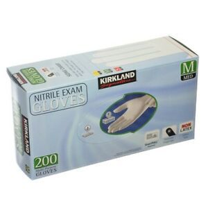 Kirkland Signature Nitrile Exam Gloves, Medium - 200 Count
