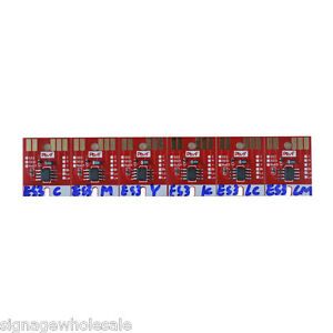 Chip Permanent for Mimaki JV33 / CJV30 ES3 Cartridge 6 Colors CMYKLCLM